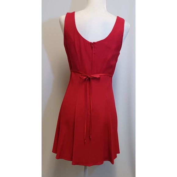 Vintage Red Dress Size 5/6 by All That Jazz - Great Fit! - Picture 9 of 10